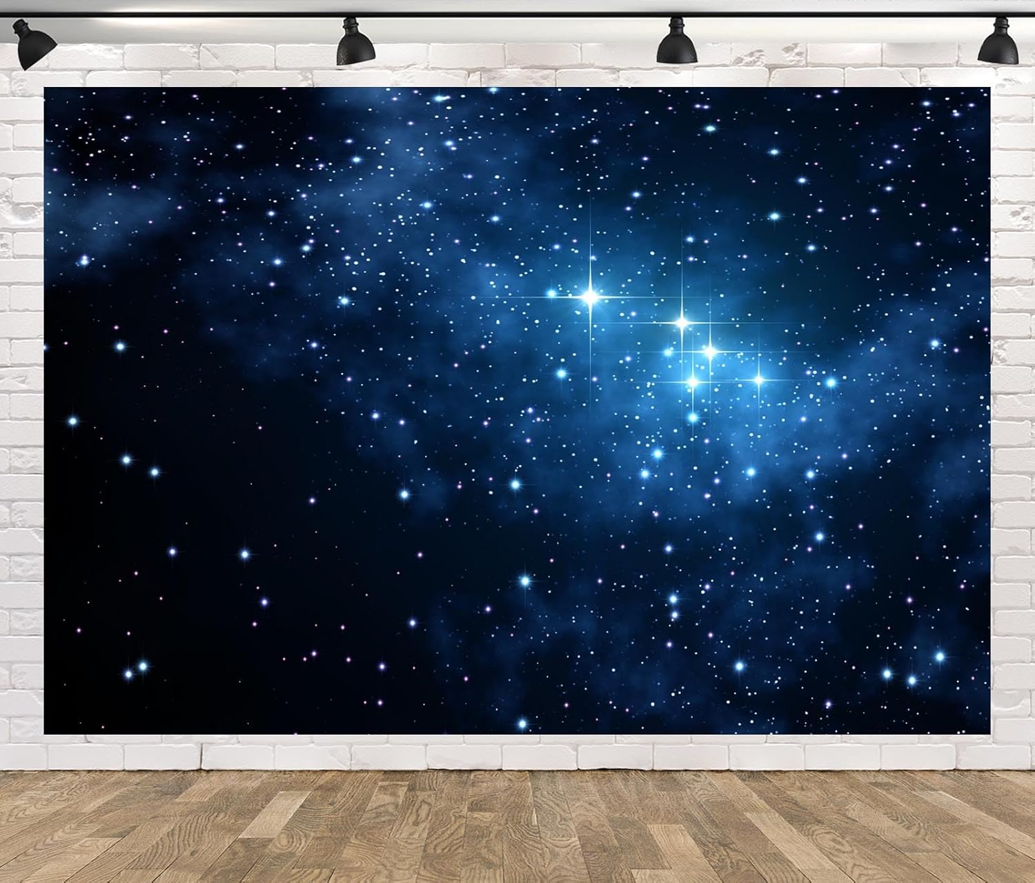Thumbnail 1 de CORFOTO 3x2.5m Starry Backdrop: Night Sky Photography Backdrop for Portraits and Events