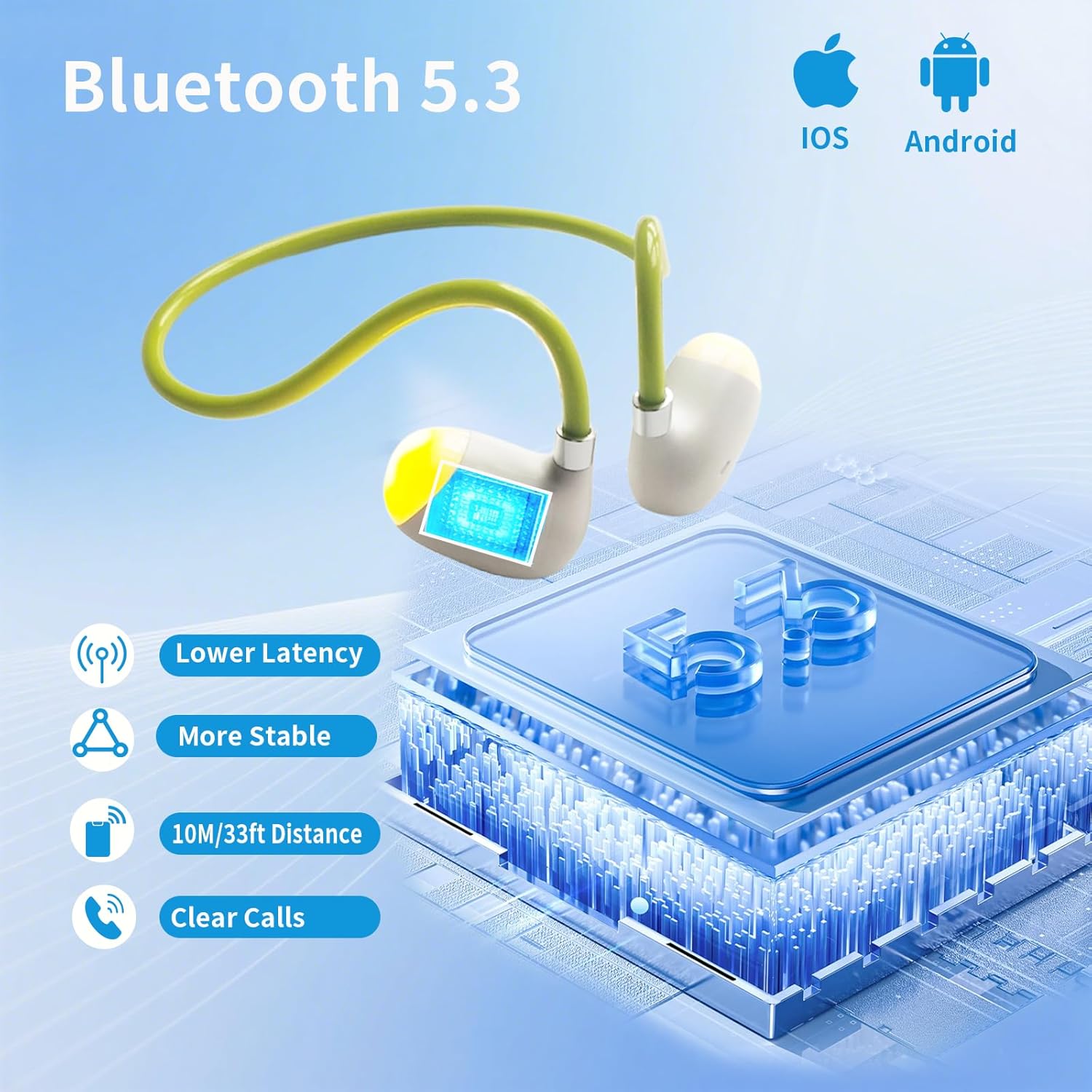 Thumbnail 5 de EJEAS X3 open ear Bluetooth 5.3 wireless