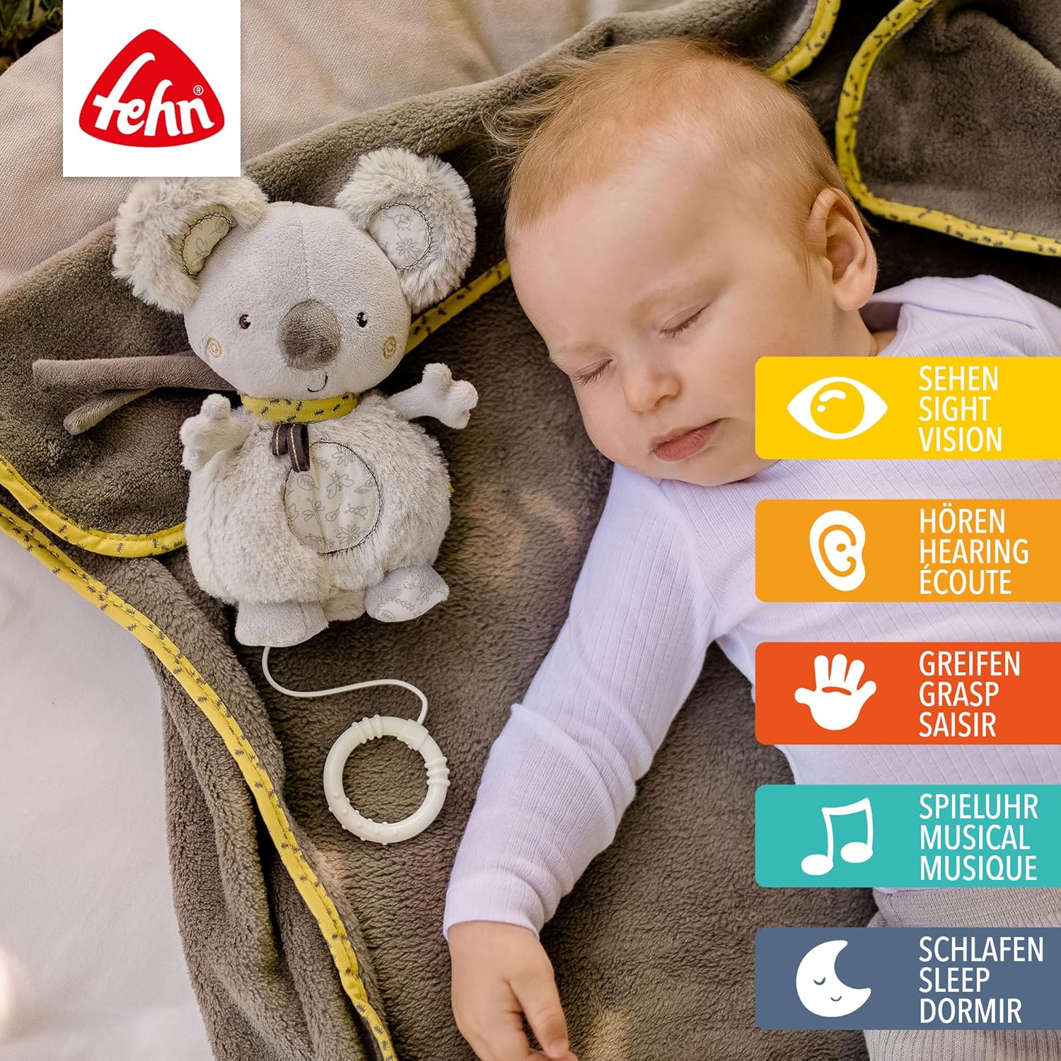 Detalle de Fehn boîte à musique koala — Doudou et aide au sommeil pour bébé et jeune enfant