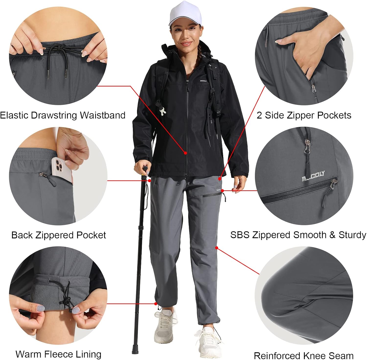 Thumbnail 5 de MOCOLY Pantalon Randonnée Hiver Femme