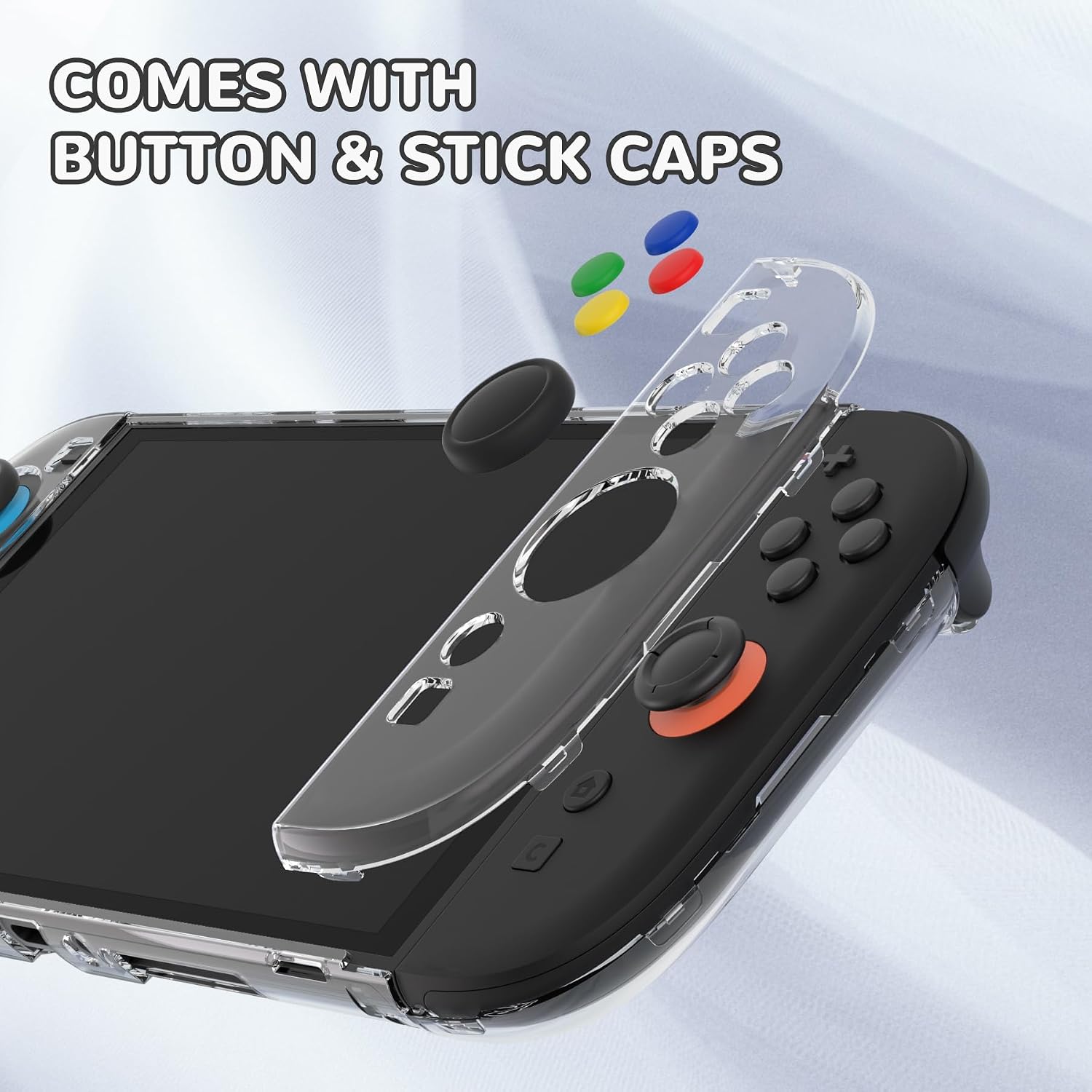 Detalle 2 de PlayVital Klarsicht Hülle für Switch 2