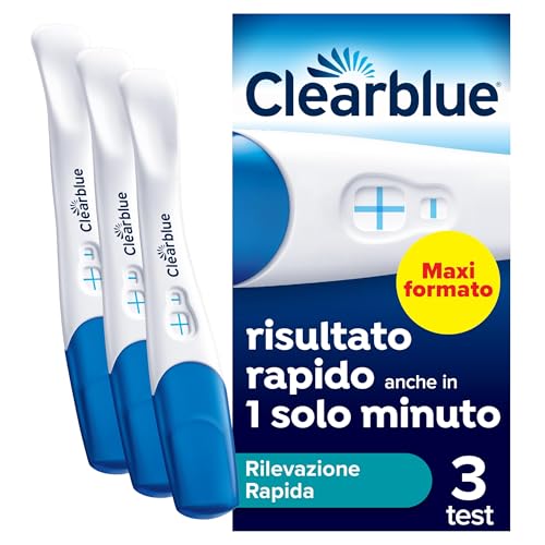 Detalle de Test di gravidanza Clearblue Rilevazione Rapida 3 – affidabile, leggibile e rapido