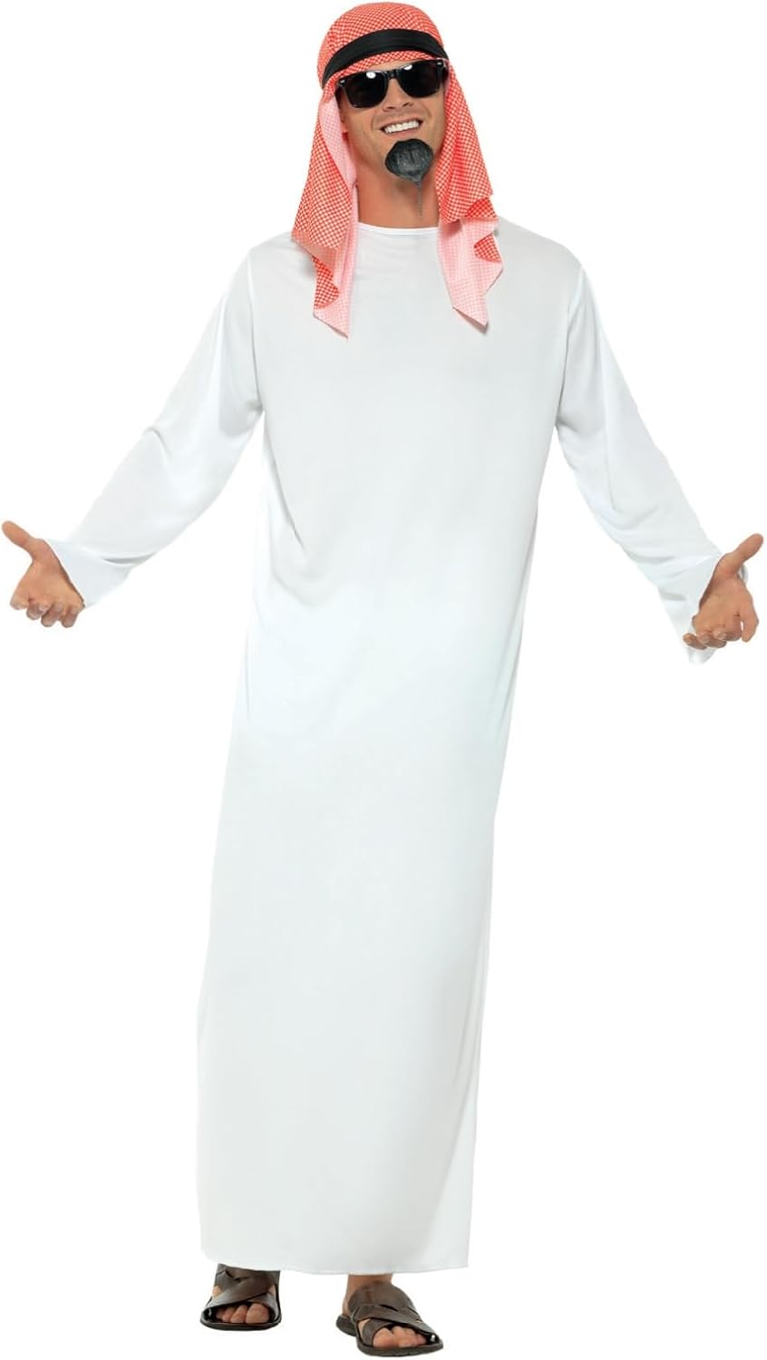 Detalle de Smiffys Fake Sheikh Costume Tórax 42-44" 🎭