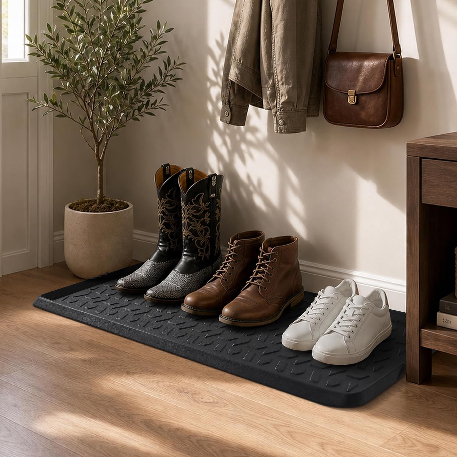 Detalle 2 de Montvoo Rubber Boot Tray 40 x 120 cm