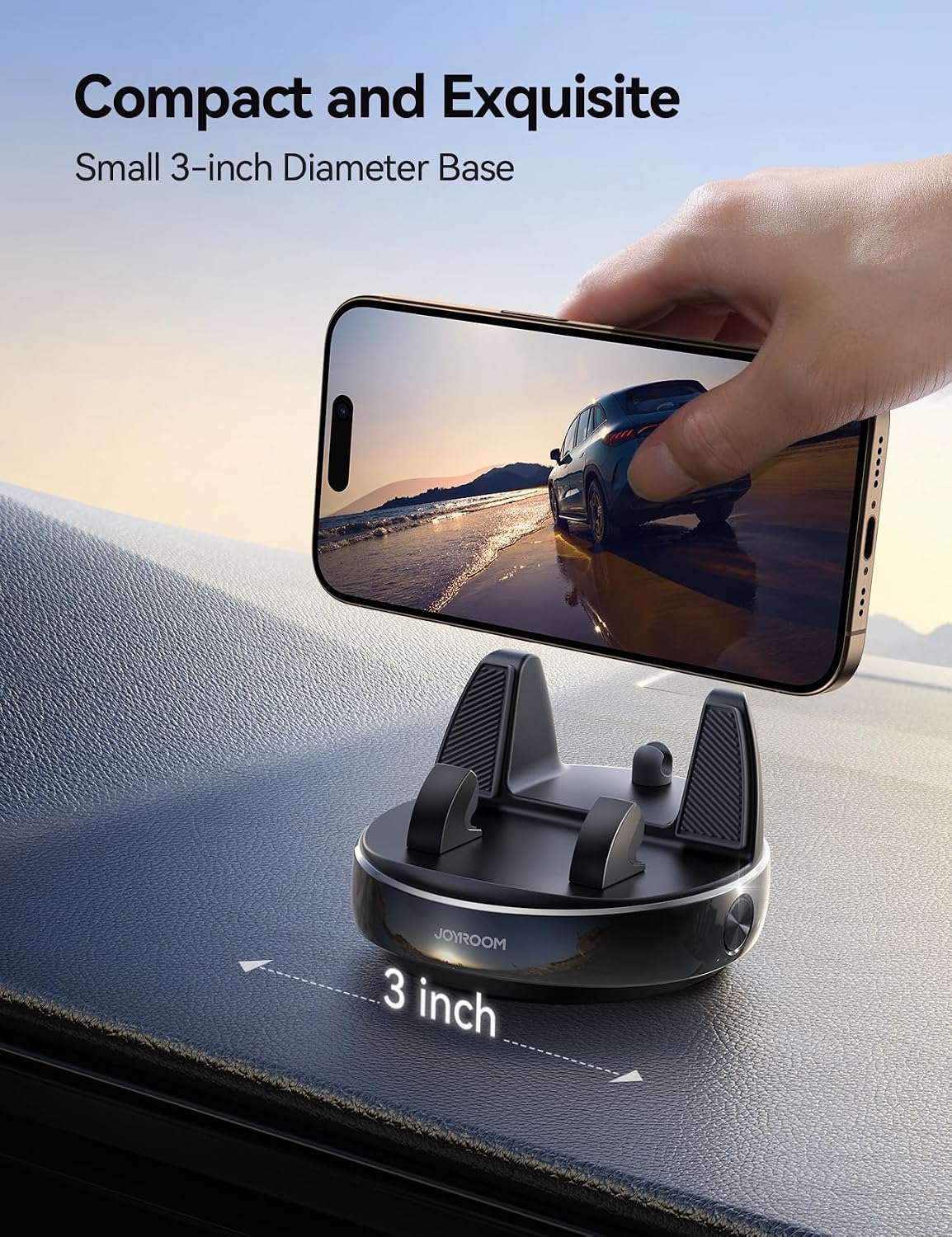 Thumbnail 1 de JOYROOM 360° Car Phone Holder Mount with Anti-Sun Glare Adjustments