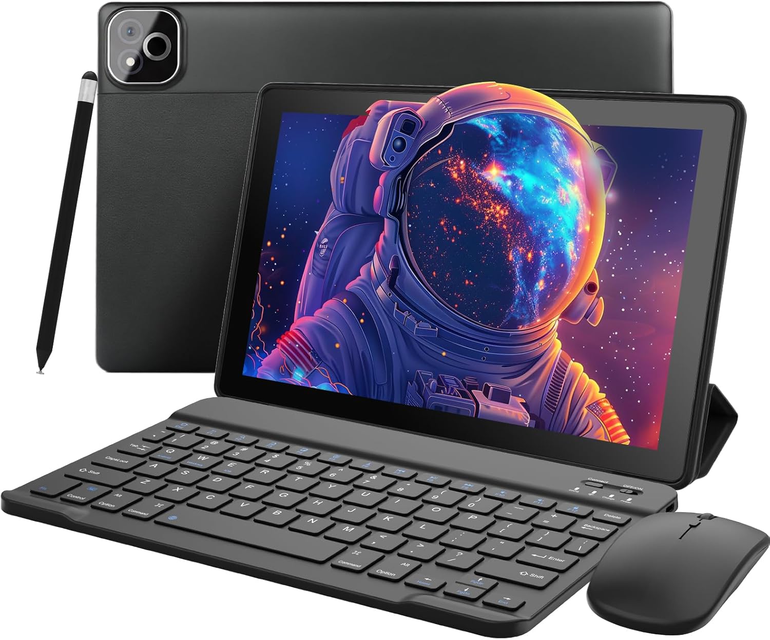 Detalle de MUISOO Tablet Android 16 (10.1"): Octa-Core Power, 34GB RAM + 128GB + 1TB Expandable, Gemini AI & All-in-One Kit
