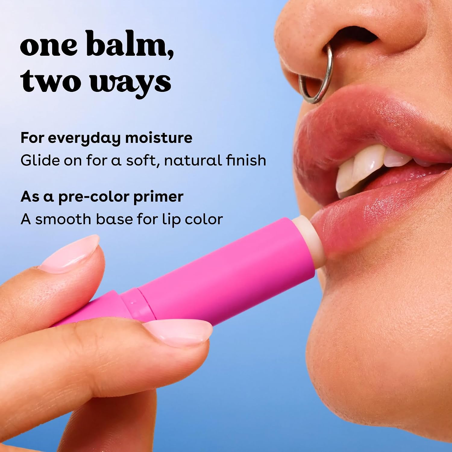 Detalle 2 de eos 100% Natural & Organic Lip Balm Trio (Vanilla Bean, Sweet Mint, Strawberry Sorbet) — Sensitive Skin, 3-Pack