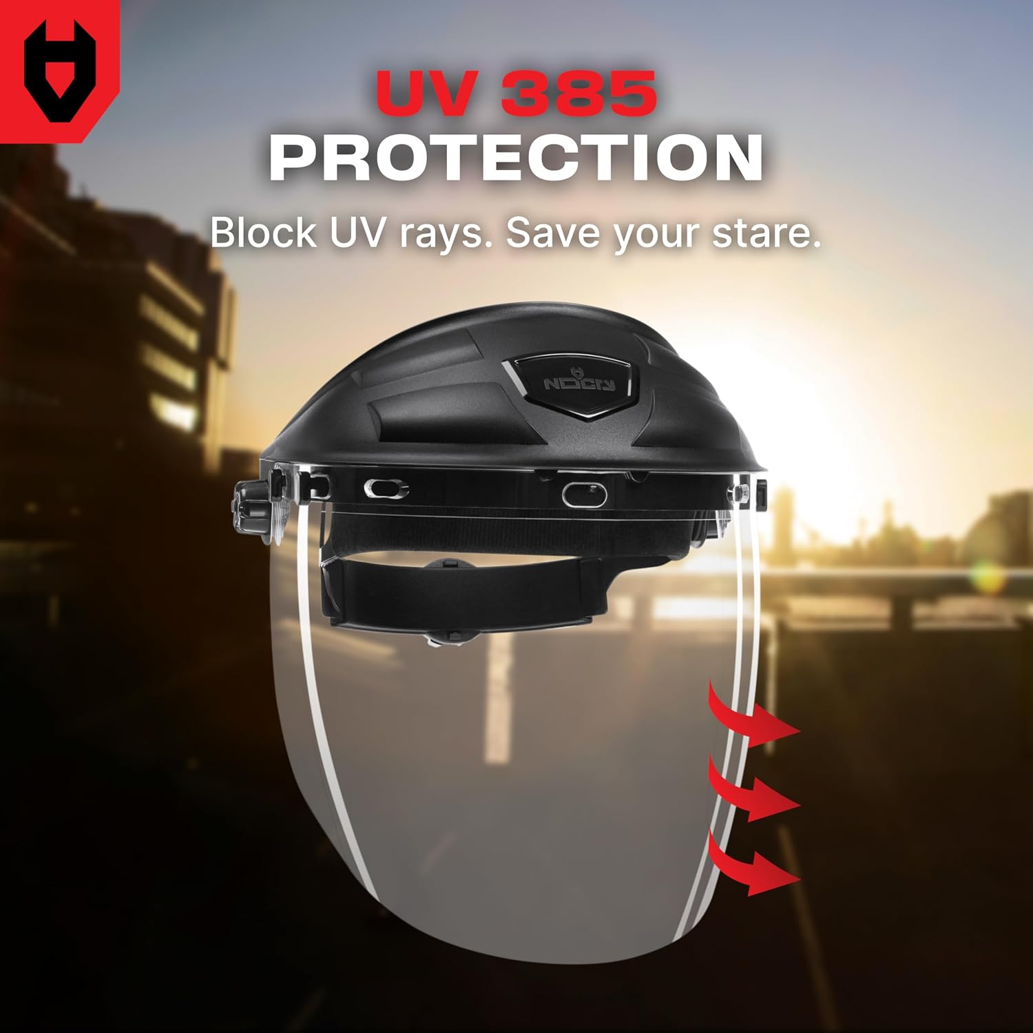Thumbnail 6 de NoCry FaceArmor Pro Premium Safety Face Shield, Anti-Fog Polycarbonate Visor
