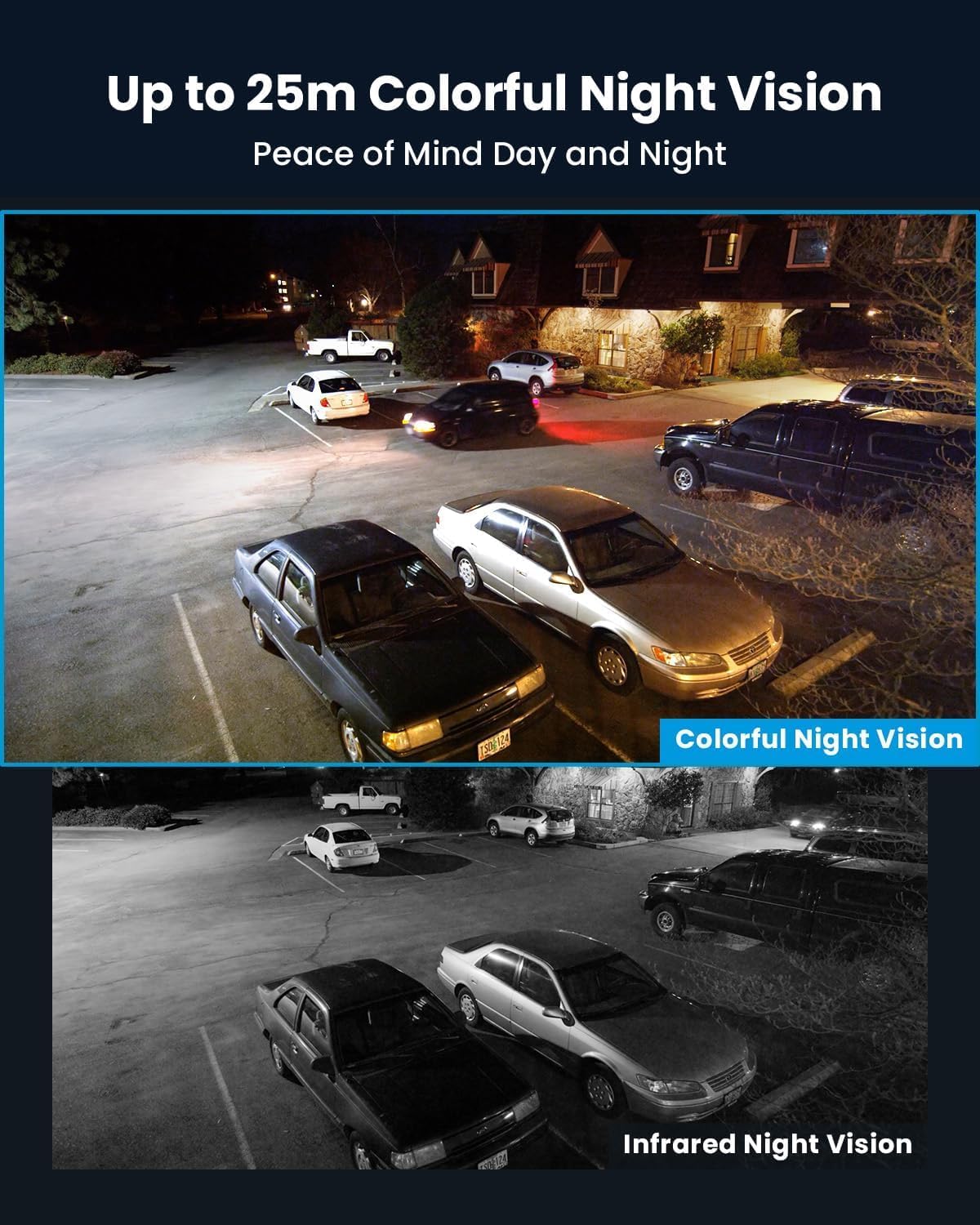 Thumbnail 4 de ieGeek 5MP Floodlight Camera 2600 lumens outdoor security