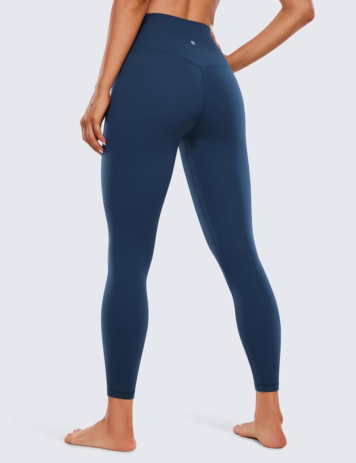 Detalle de CRZ YOGA Women's Butterluxe High Waisted Leggings 25" – Buttery Soft, 7/8 Length in French Navy