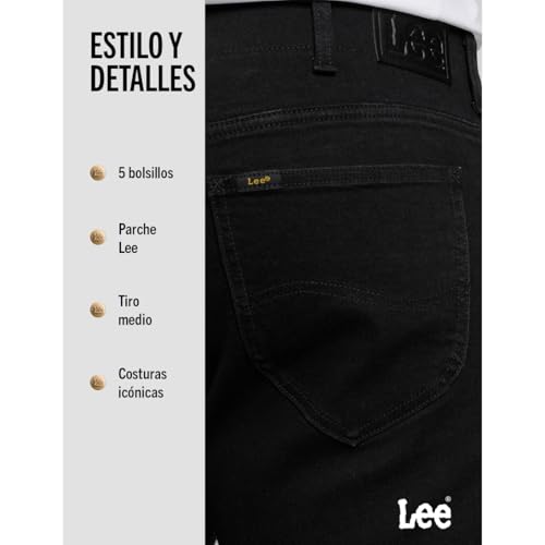 Thumbnail 5 de Lee Straight Fit MVP Jeans Negro 31W 32L