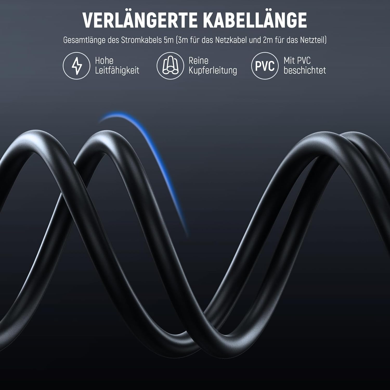 Thumbnail 1 de NEEWER Q300 Dummy Akku Set (NT-Q300) für Q300 Blitzlicht im Outdoor-Einsatz mit AC-Netzteil, EU-Stecker