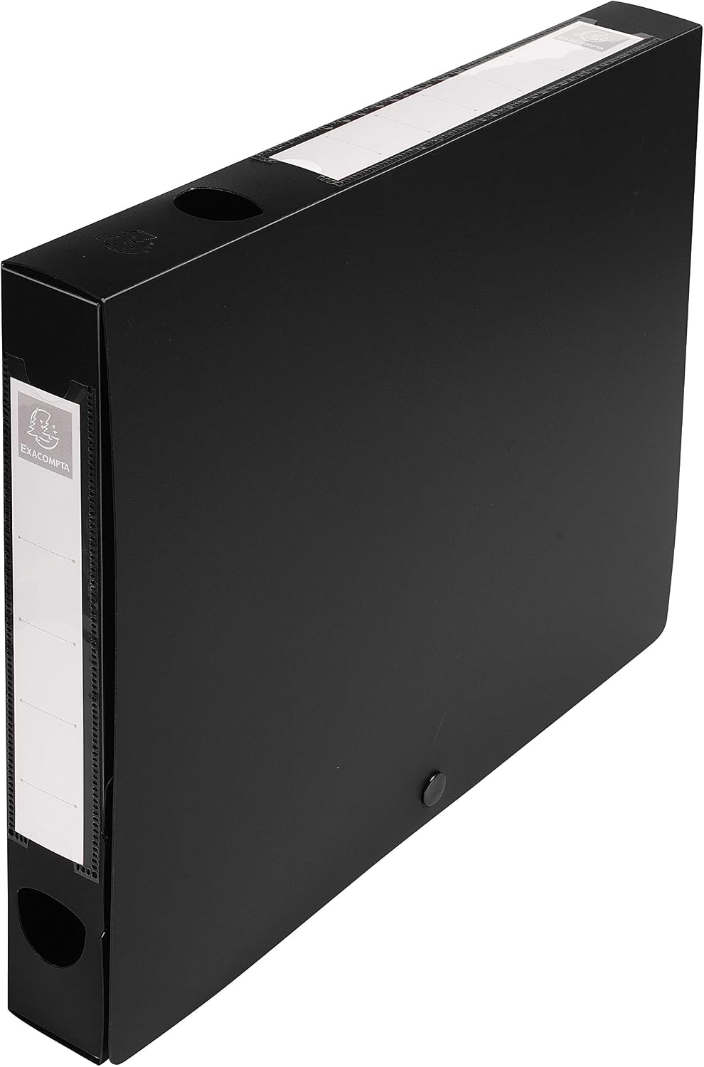 Detalle de Exacompta Sammelbox OPAK 80 mm mit Druckknopf (10er-Pack, rot) für DIN A4