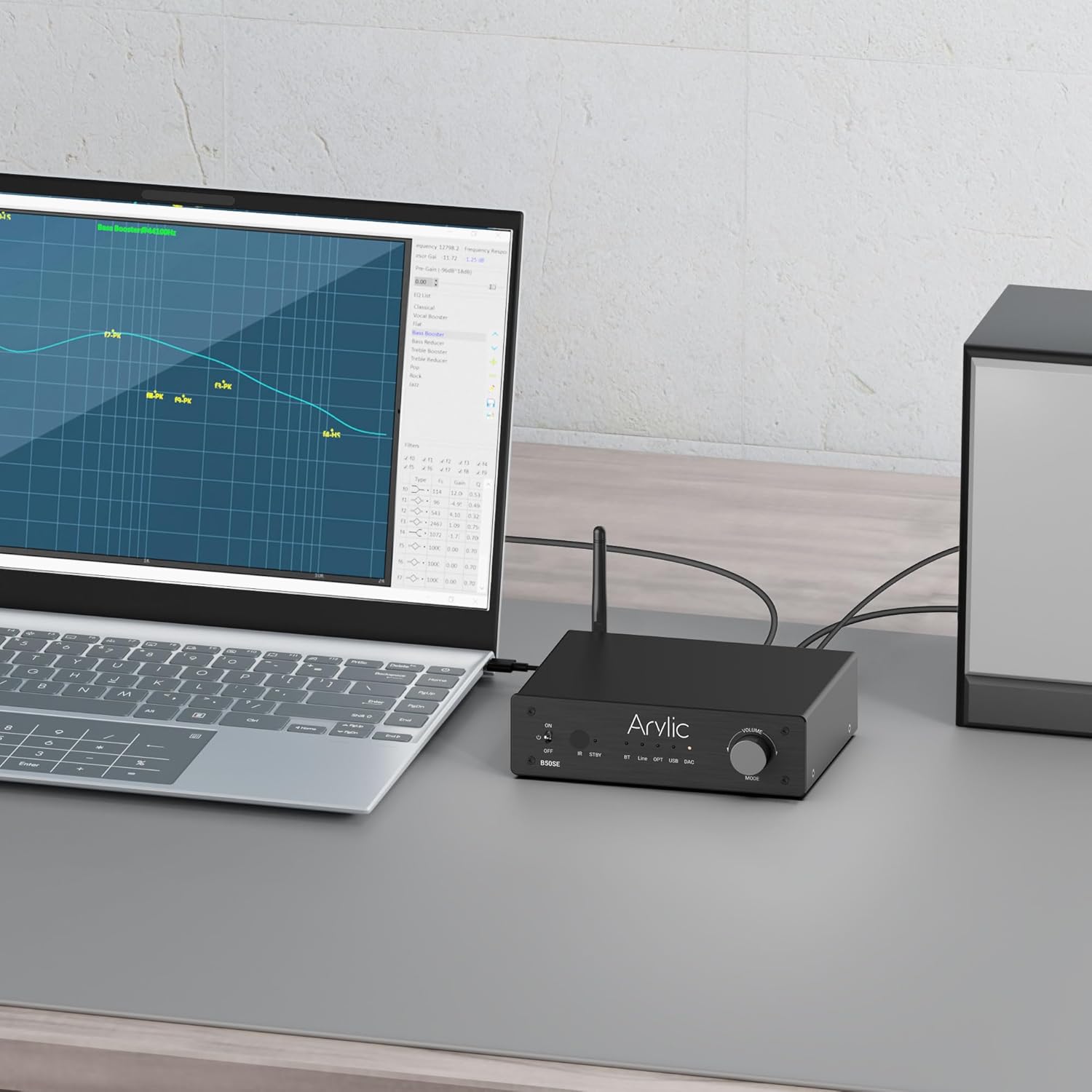 Thumbnail 6 de Arylic B50 SE Bluetooth Stereoanlage: 2.0 Kanal, 50 W x 2, Subwoofer-Ausgang