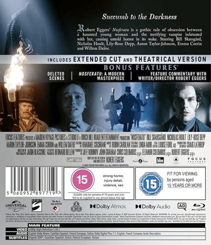 Thumbnail 1 de Nosferatu [Blu-ray] (Region B) – Universal Pictures