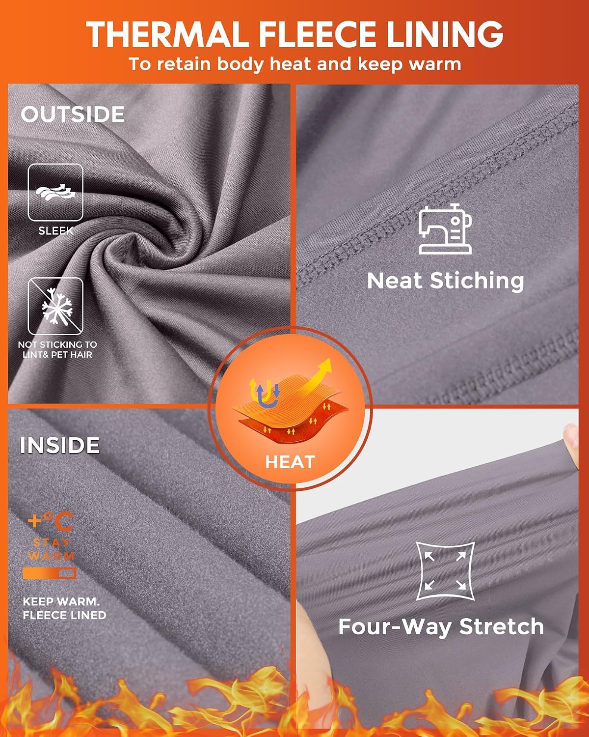 Detalle 2 de CL convallaria Long Johns Thermal Underwear 4XL 🩲