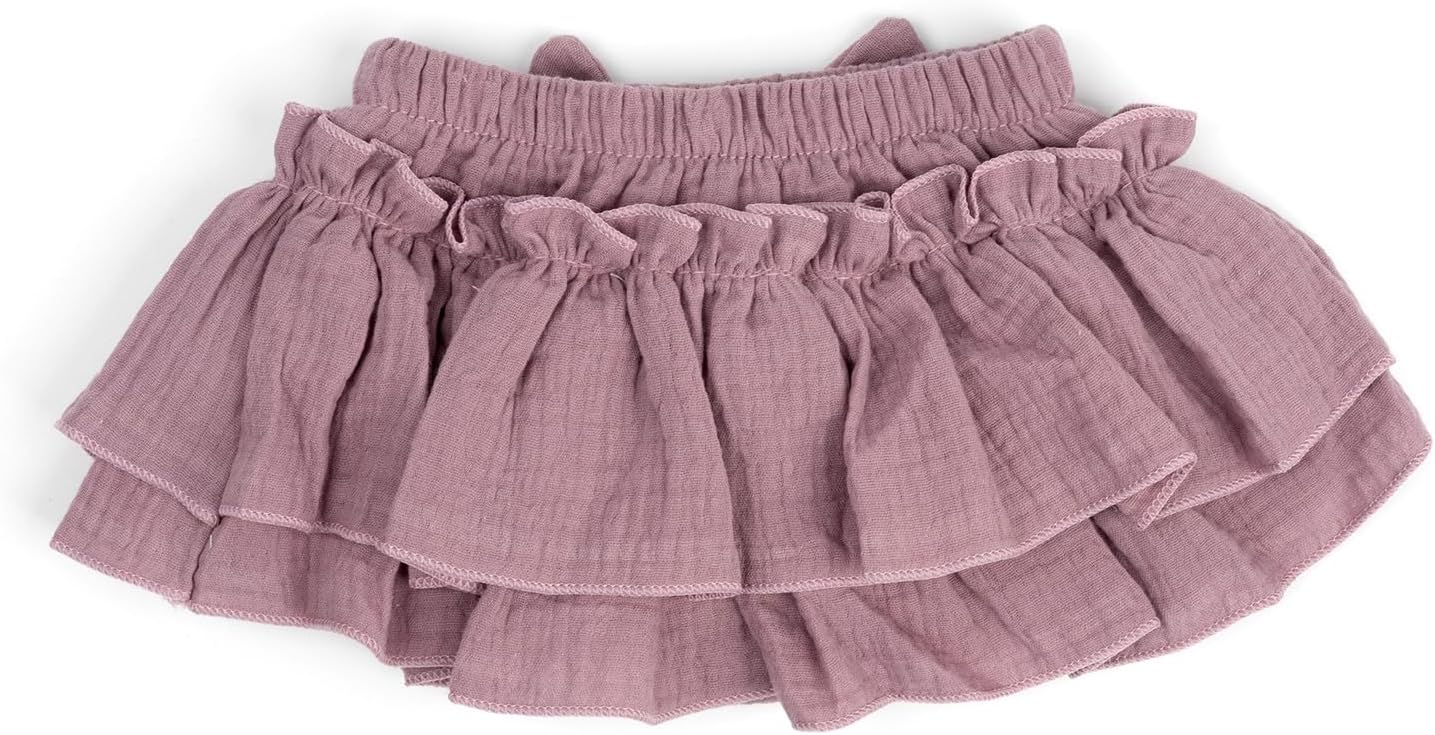 Thumbnail 3 de HOOLCHEAN Baby Girls Ruffle Mini Skirt 100% Cotton