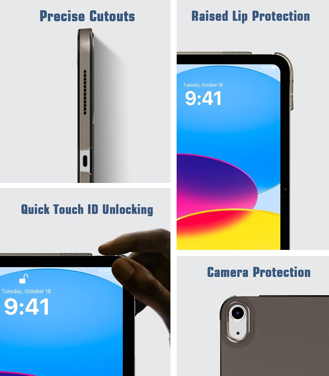 Thumbnail 5 de TiMOVO Case for iPad 11 Inch Slim Stand Cover