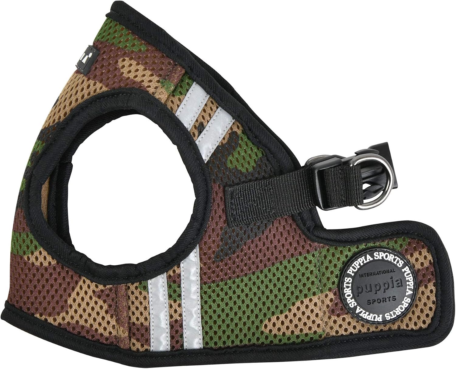Detalle de Puppia Soft Vest Harness PRO – szelki kamizelkowe dla psa XL, Camo, Air-Mesh