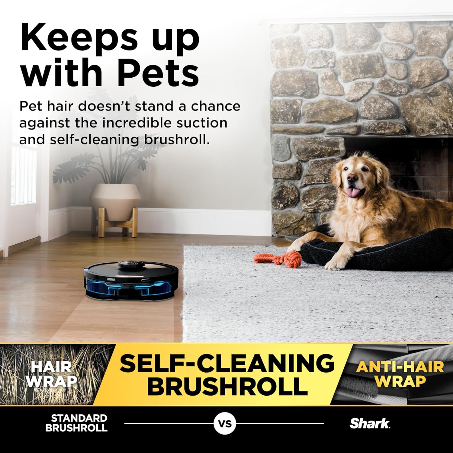 Detalle de Shark Matrix Plus 2in1 Robot Vacuum & Mop with Sonic Mopping, Matrix Clean, and Self-Empty Base (AV2613WA)
