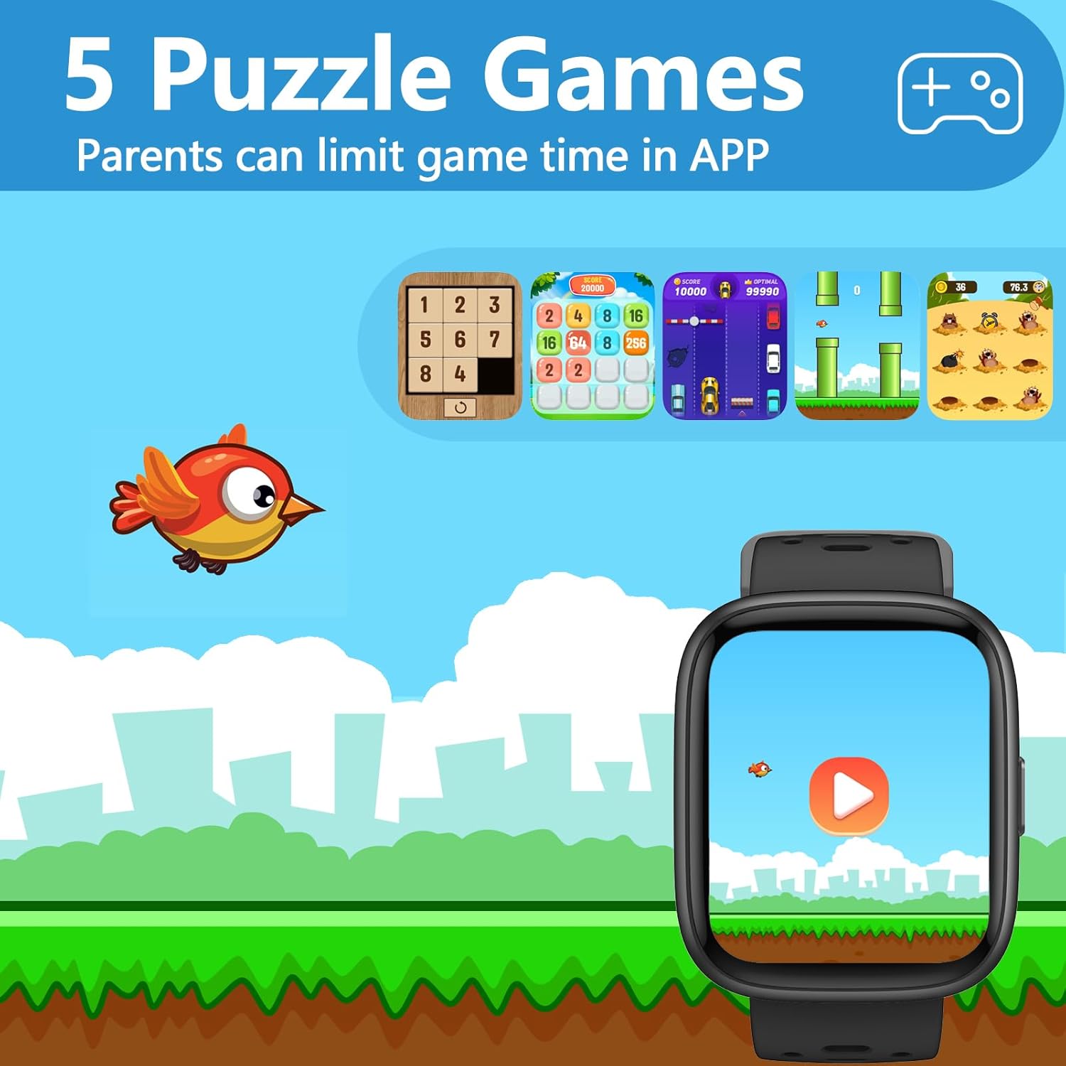 Thumbnail 6 de Enfit Kids Smart Watch 1.83" Touch Screen