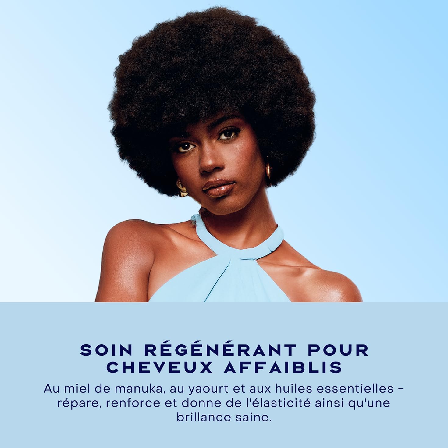 Detalle de SheaMoisture Hydrate & Repair Après-shampooing Miel de Manuka & Yaourt – 384 ml