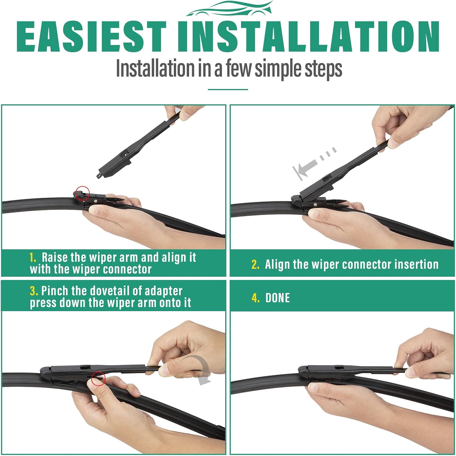 Thumbnail 6 de Ford 28 in Wiper Blade Set, 2-Pack