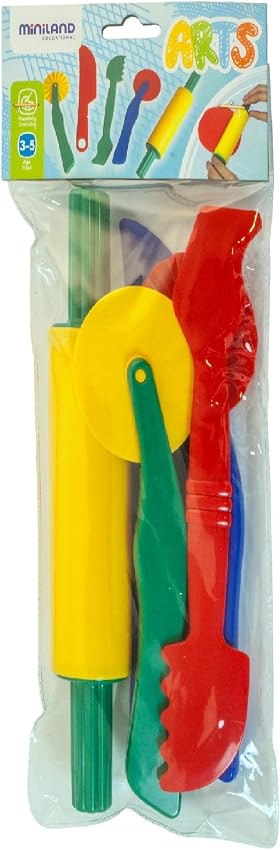 Detalle 2 de Miniland 95251 - Set Multicolor de Accesorios para Pasta 🍝