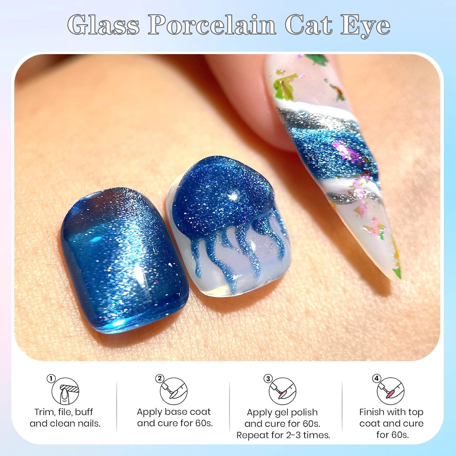 Thumbnail 2 de Senvenski Gelatina Vitral ojo de gato 15ML