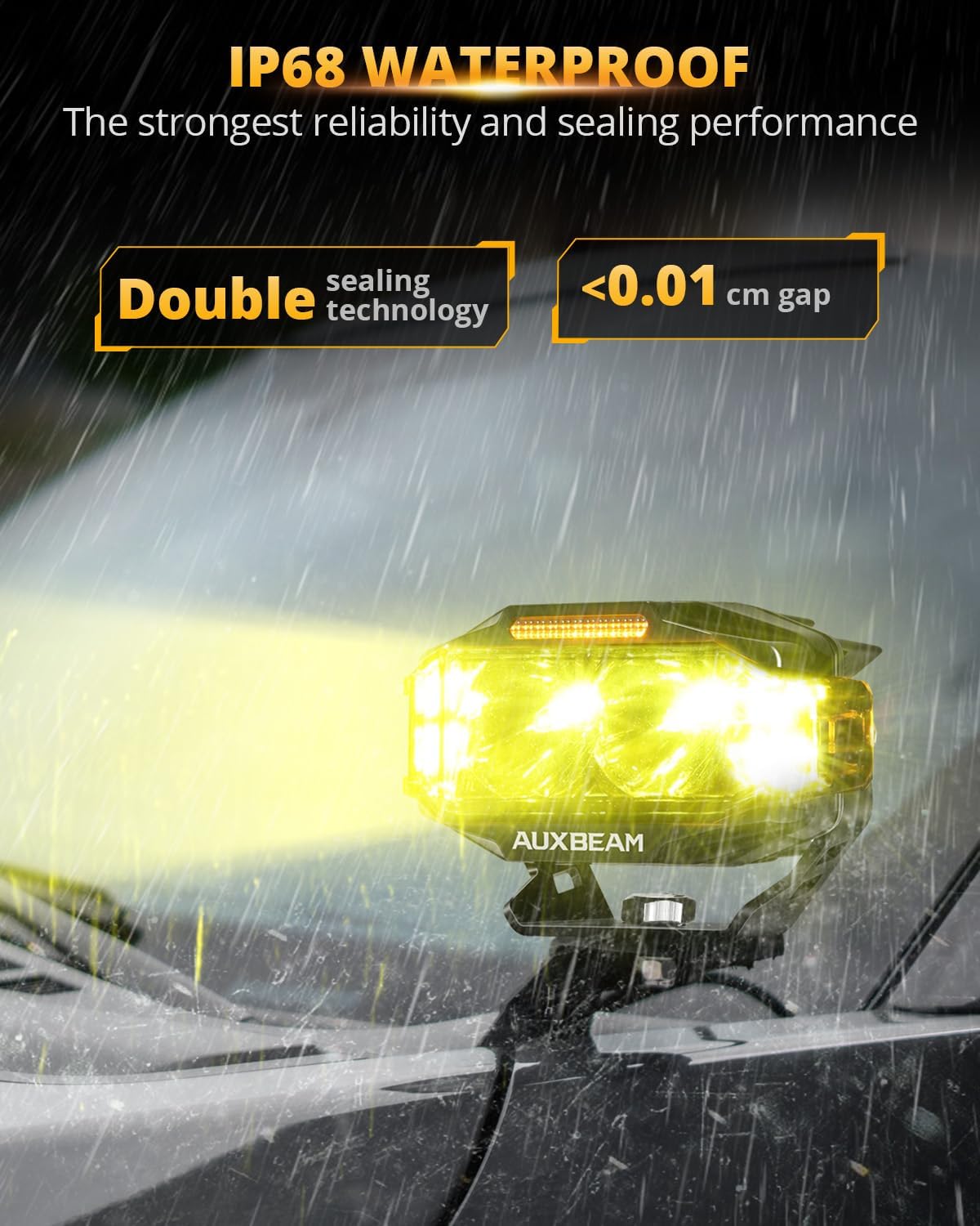 Thumbnail 4 de Auxbeam V-MAX 4" LED Ditch Light for Jeep
