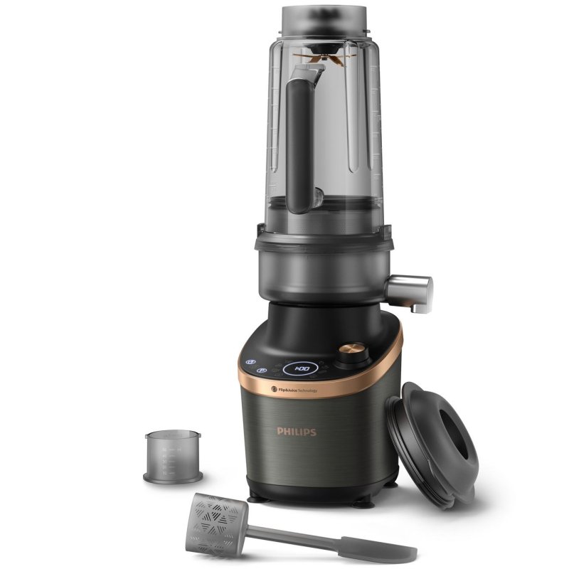 Detalle 2 de Philips Flip & Juice HR3770/00: batidora 2 en 1 con ProBlend Ultra, 2 L y 1500 W