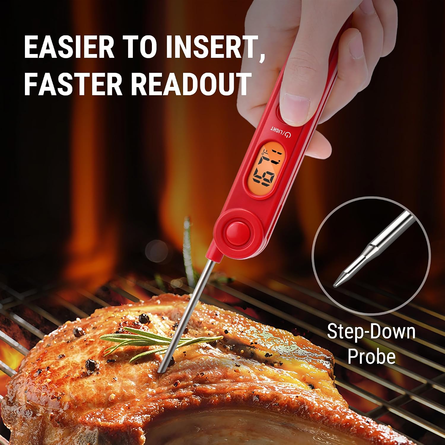 Detalle 2 de TempPro TempSwift Digital Meat Thermometer for Cooking
