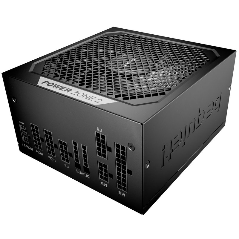 Detalle 2 de Be quiet Power Zone 2 1000W 80 PLUS Platinum Modular: potencia eficiente y silenciosa para tu PC