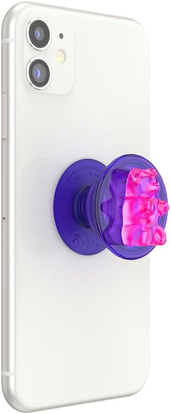Thumbnail 1 de PopSockets 806243 PopGrip 3D スマホグリップ＆スタンド グミベア風パープル