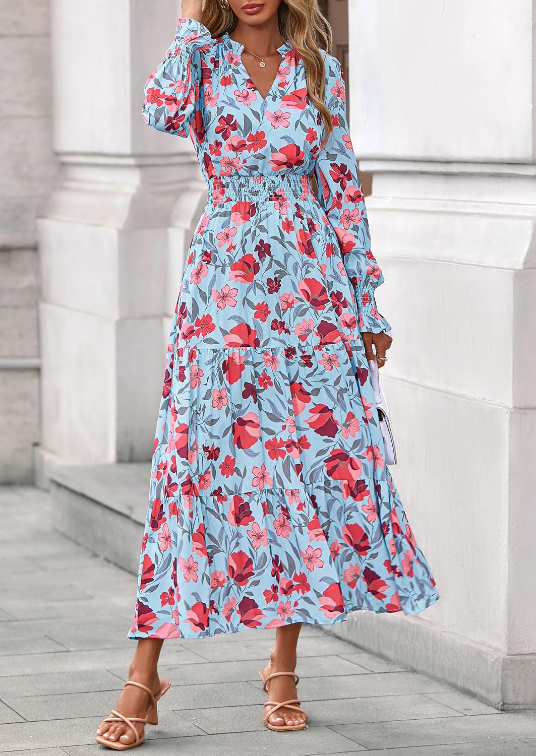 Thumbnail 4 de PRETTYGARDEN Floral Maxi Dress