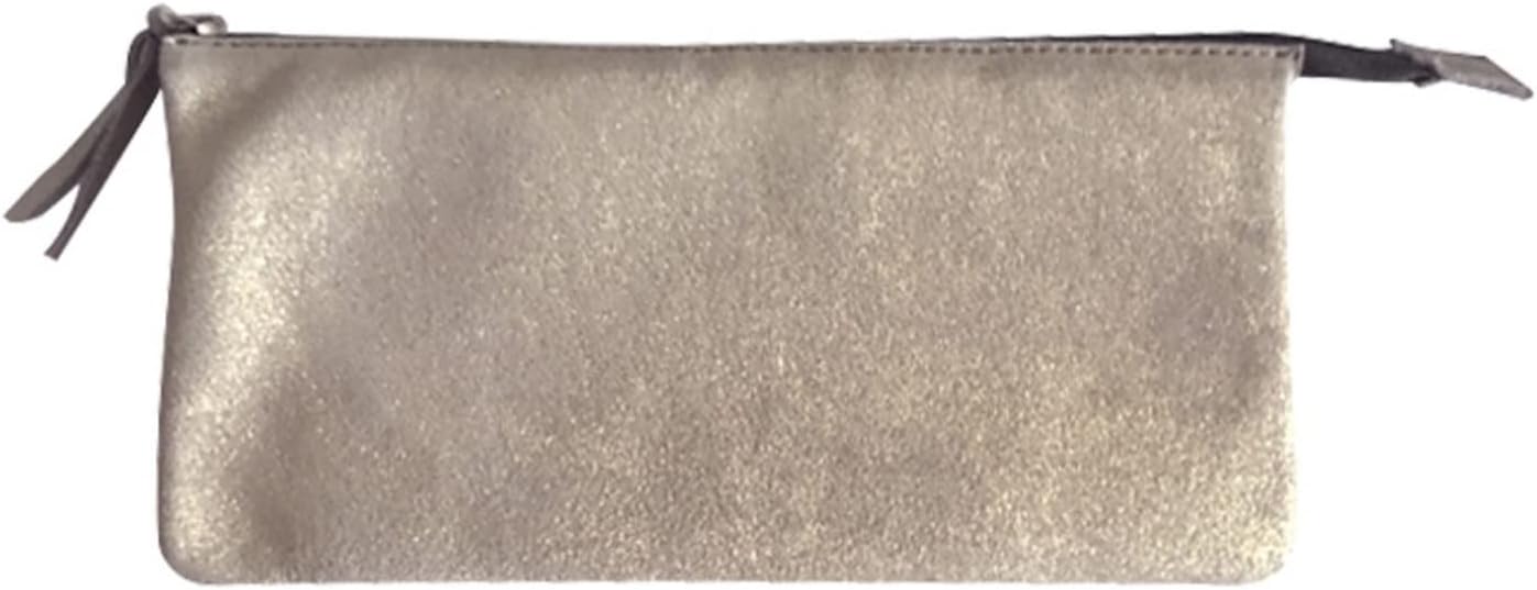 Thumbnail 4 de Clairefontaine 400021C Grande Trousse Scolaire 2 compartiments – Véritable Cuir d’Agneau, 22x11 cm