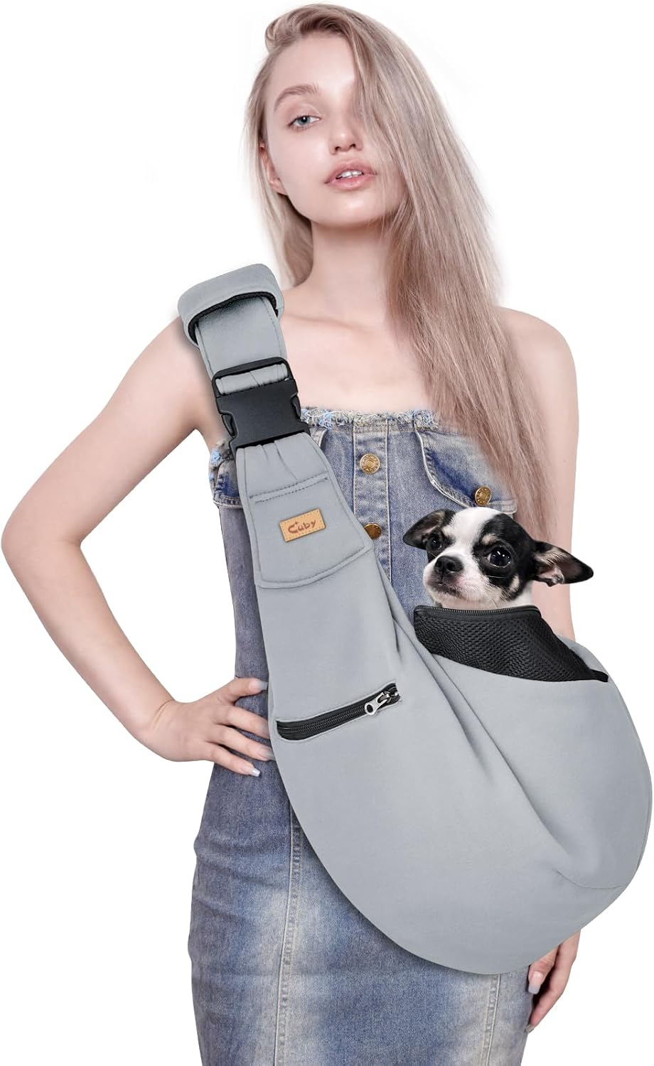 Detalle 2 de CUBY Puppy Carrier 13 lb mesh sling