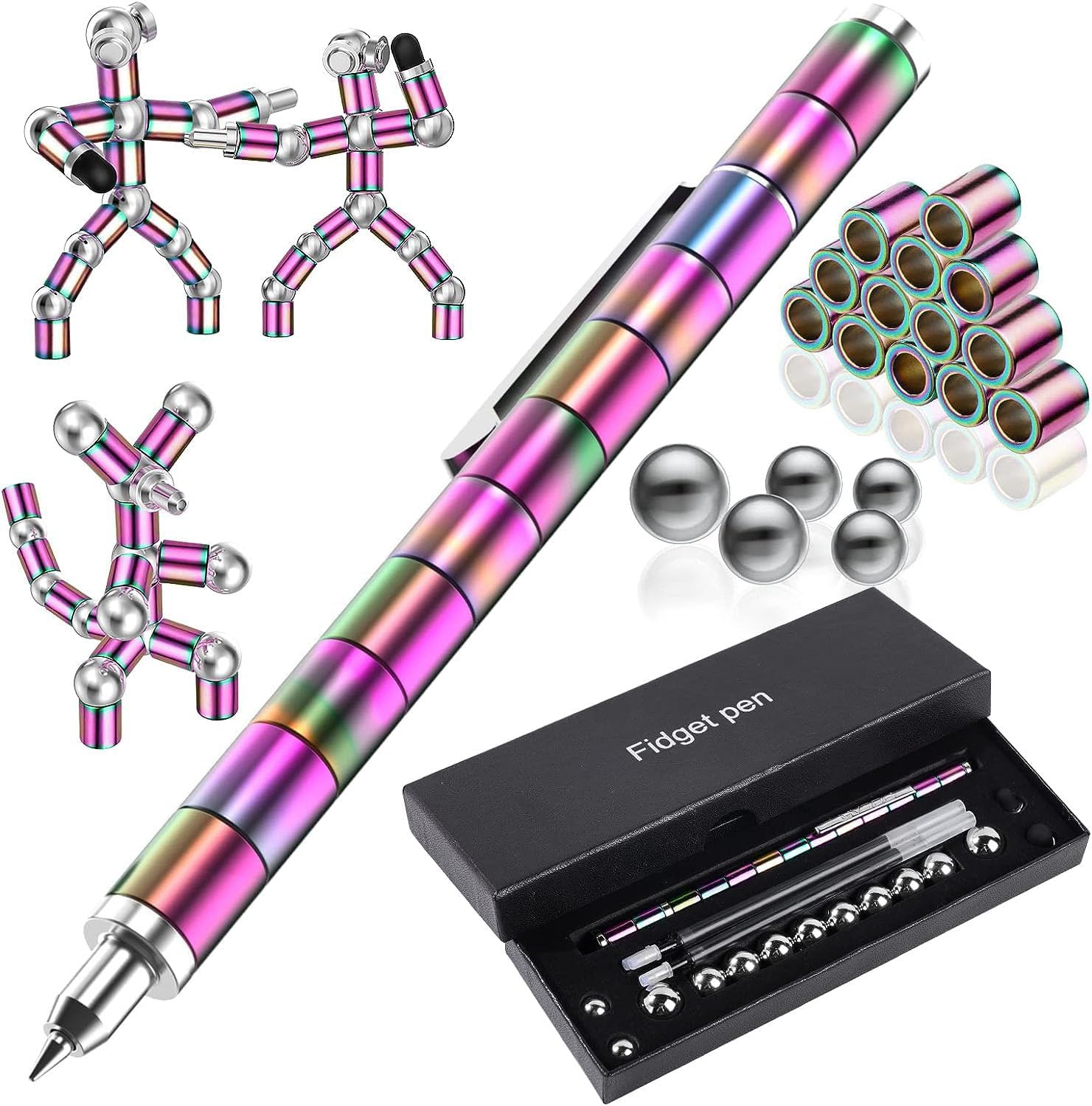 Thumbnail 6 de Waksox Fidget Pen Magnetic Pen – A Practical, Stress‑Relief Writing Companion for Tweens