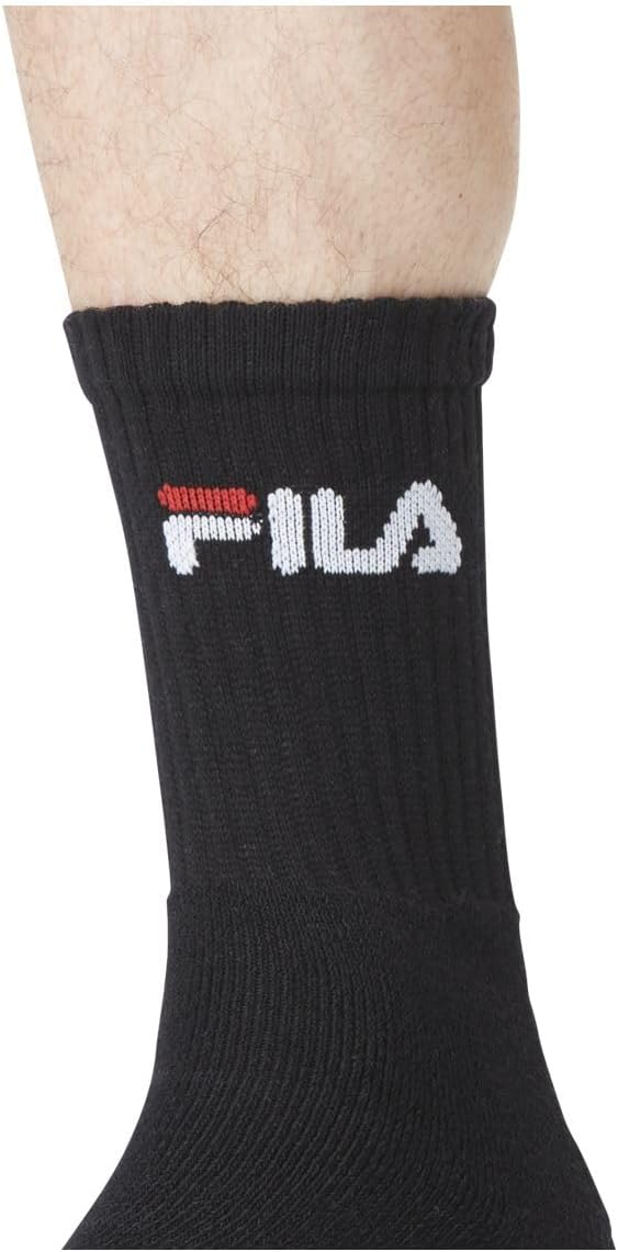 Detalle de Fila Calze Sportive da Uomo (Pacco da 6) – Comfort cotone e vestibilità elastica