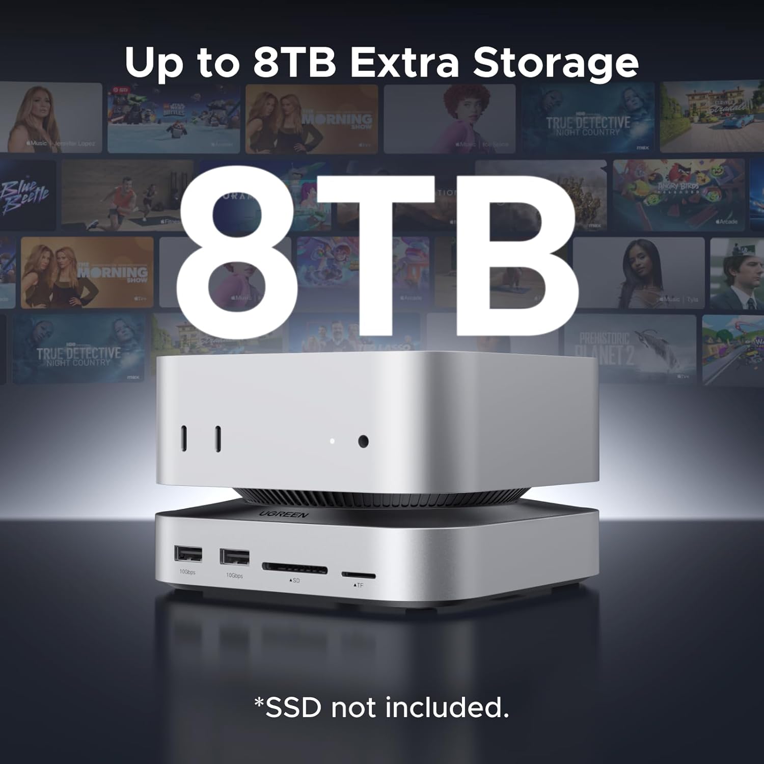 Thumbnail 1 de UGREEN Mac Mini M4 Dock 8TB NVMe enclosure