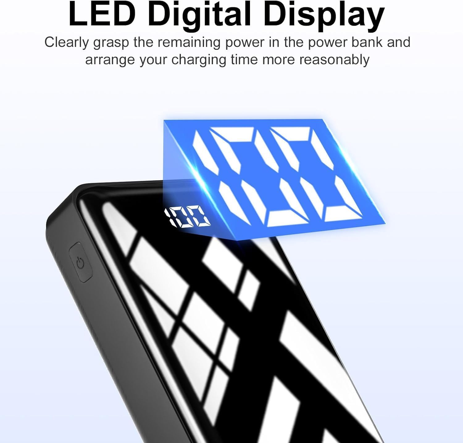 Thumbnail 2 de Power Bank 27000 mAh con USB-C PD 20W e doppie USB-A 22,5W, display LED e ricarica rapida