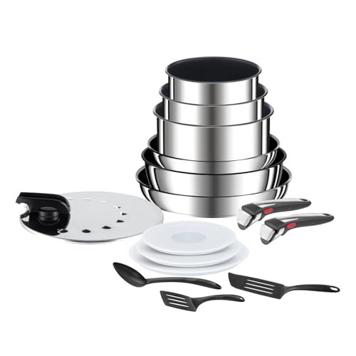 Detalle de Tefal Ingenio, batterie cuisine 15 pièces, induction