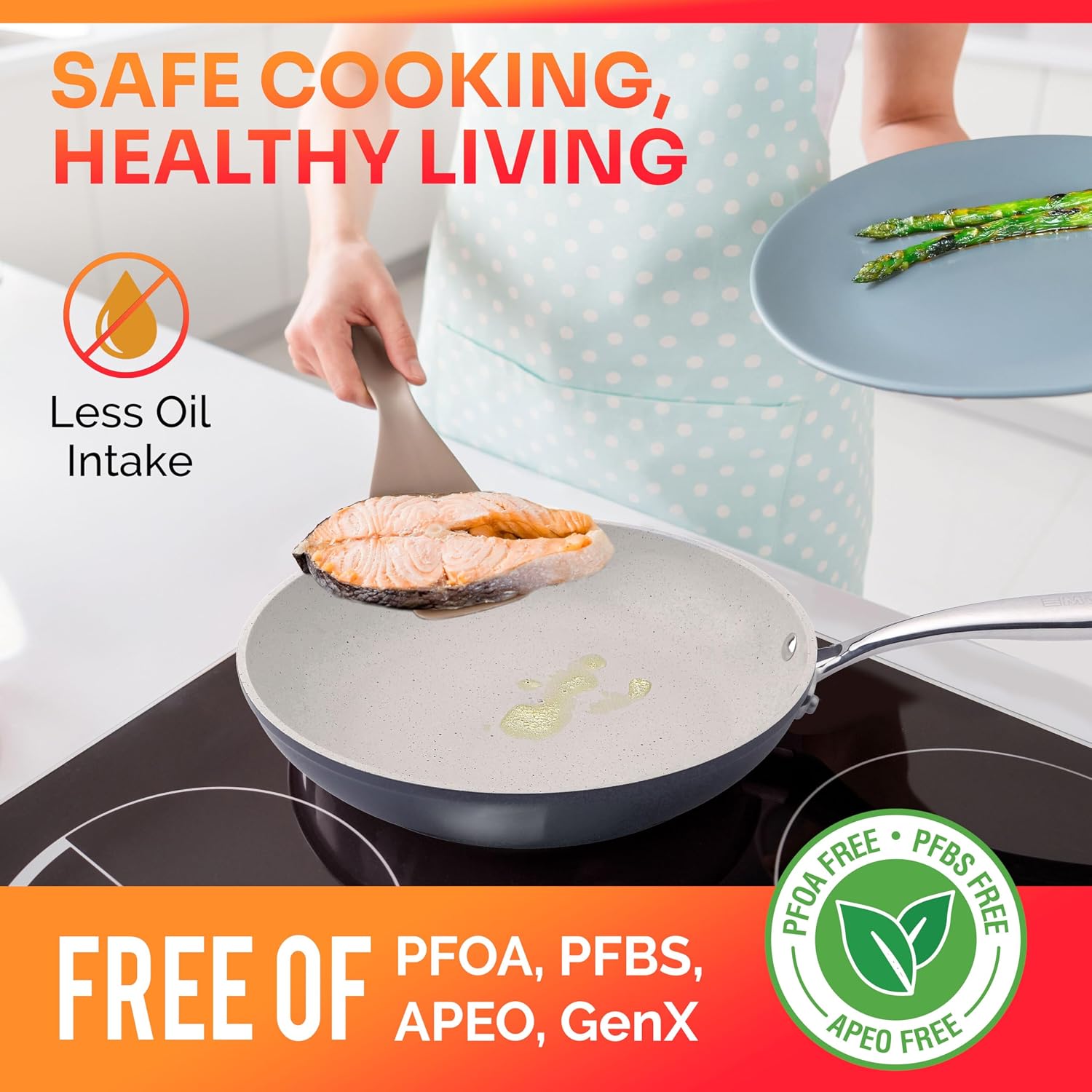 Detalle 1 de Mueller Frying Pan with Aluminum Body