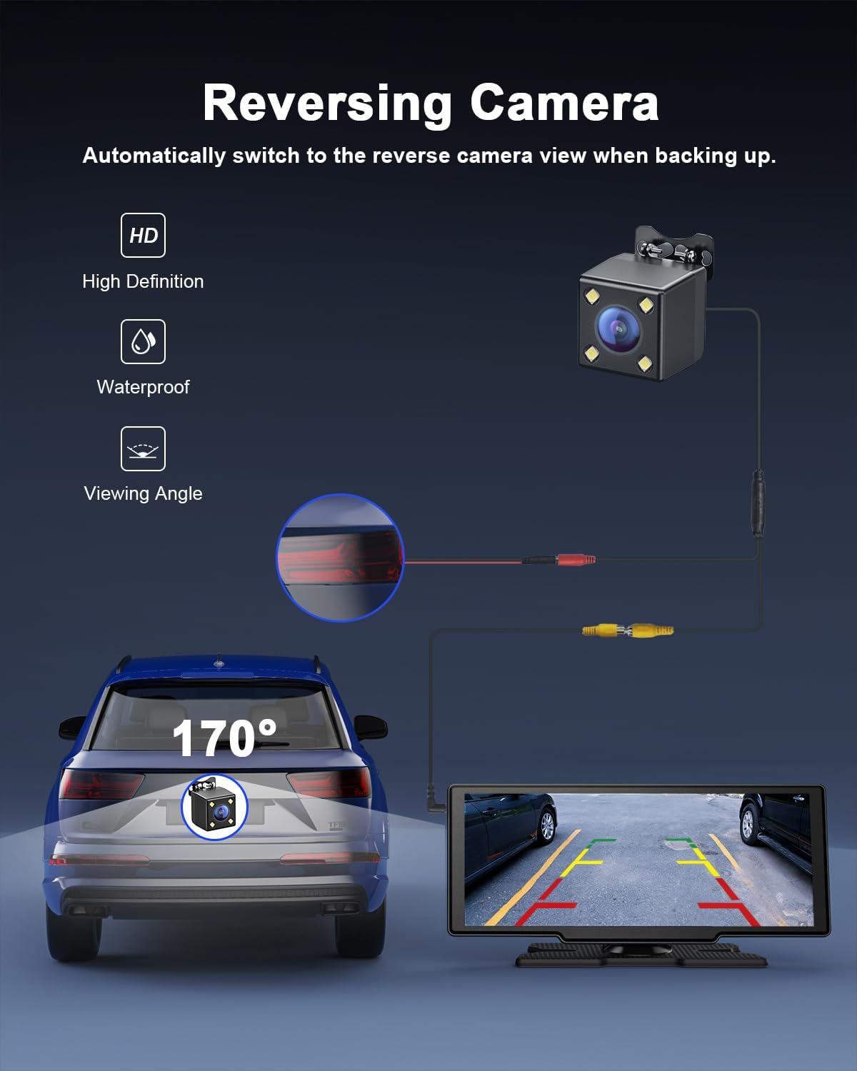 Detalle 2 de Avylet 8.1" Wireless Carplay portable screen