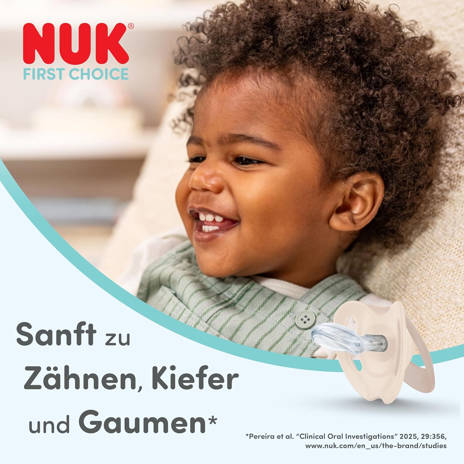 Thumbnail 2 de NUK First Choice Day & Night Schnuller 0-6 Monate