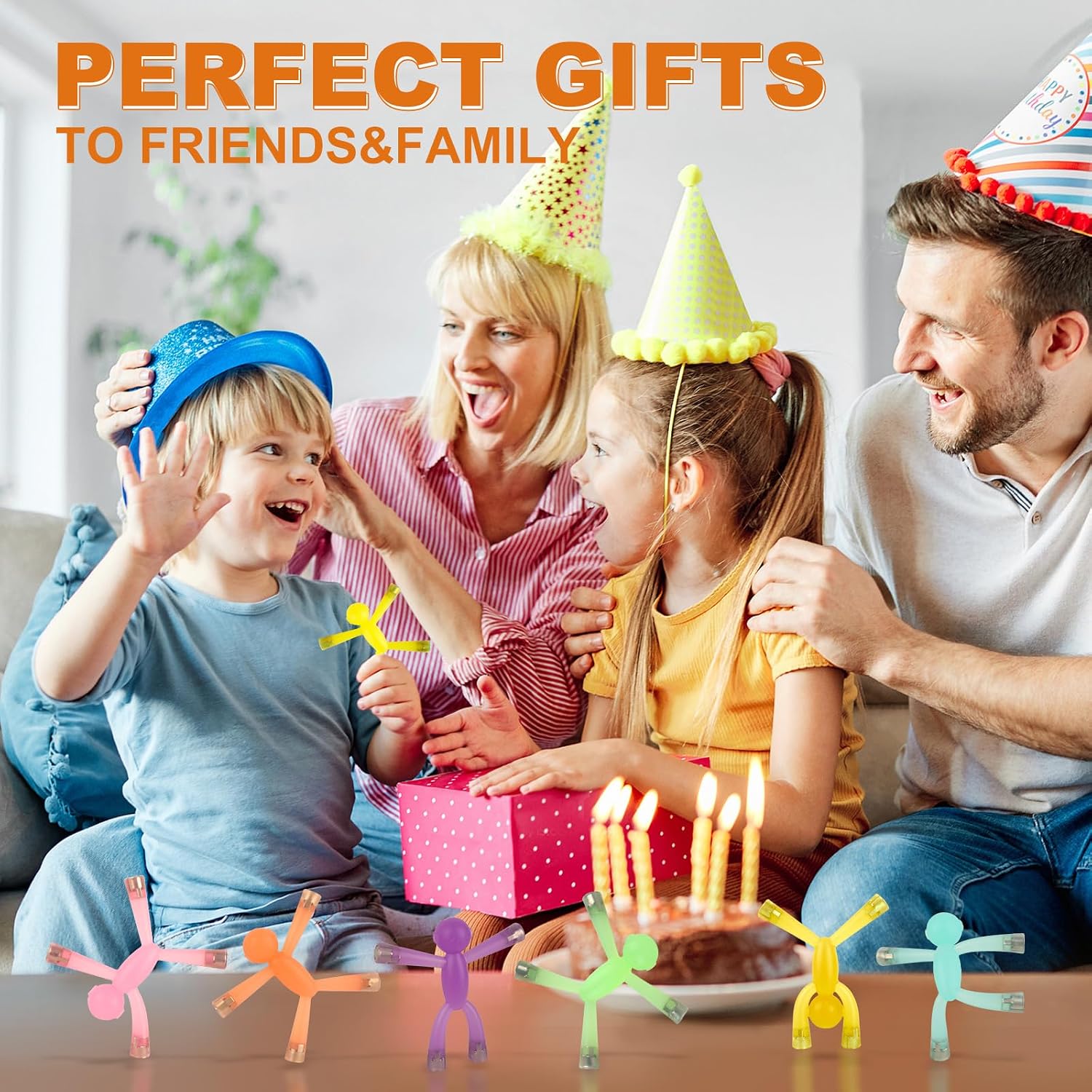 Thumbnail 4 de laleay CTR2 Magnetic People Fidget Toys, 6-Piece Set for Travel and Desk Play