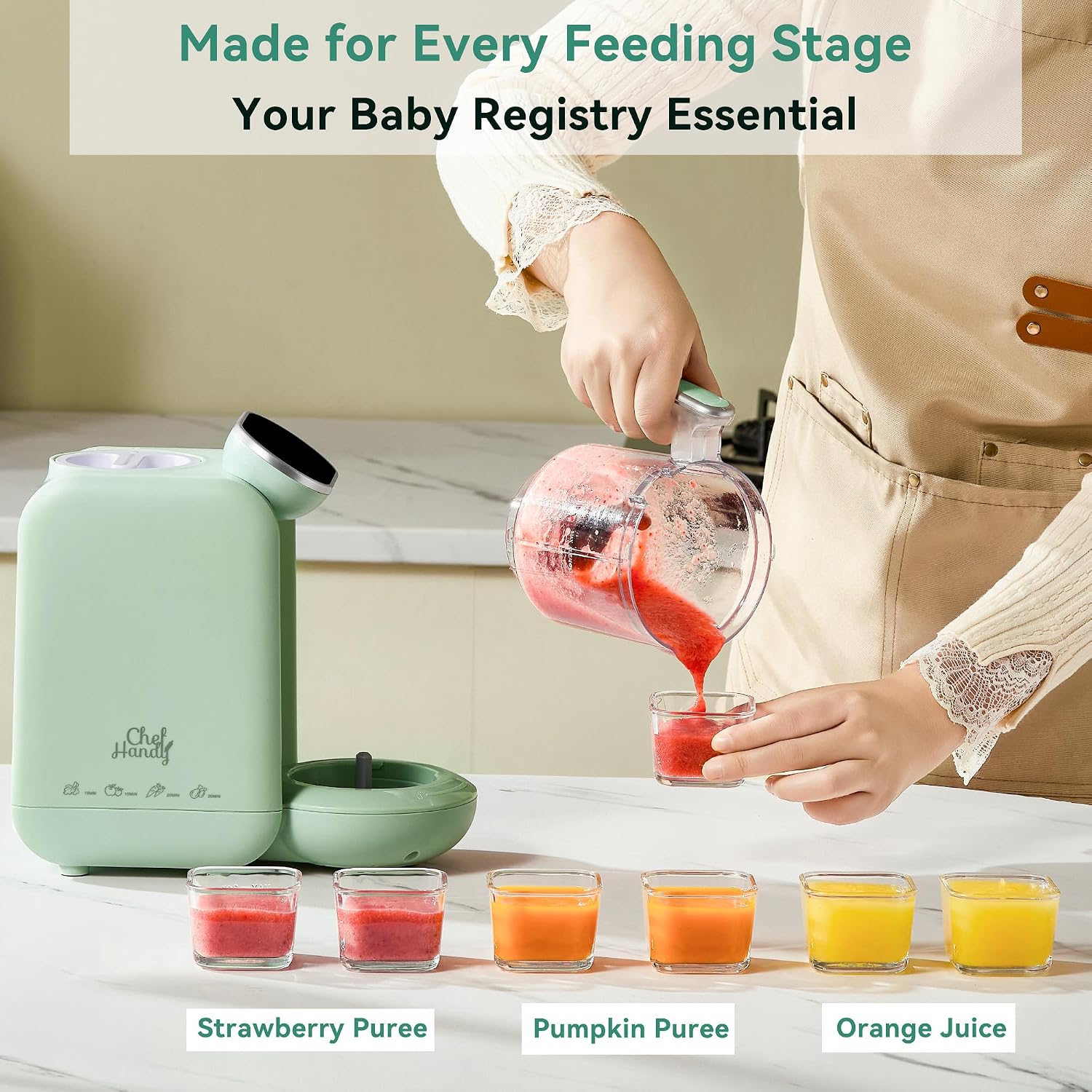 Thumbnail 6 de Chefhandy Baby Food Maker 5‑in‑1, Touchscreen