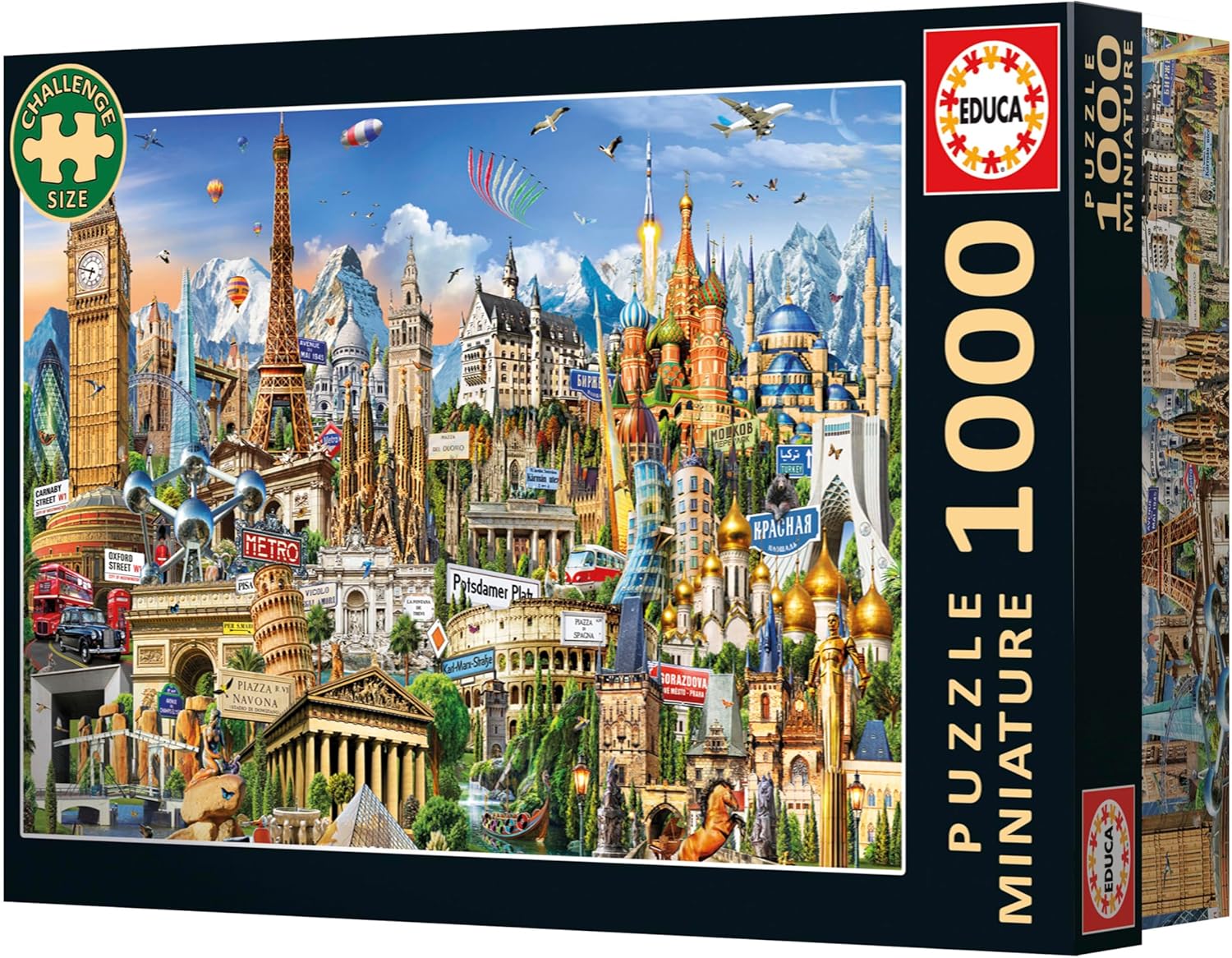 Thumbnail 3 de Educa Le Plus Petit Puzzle du Monde de 1000 pièces – Symboles de l’Europe Miniature (30 x 46 cm, dès 14 ans)