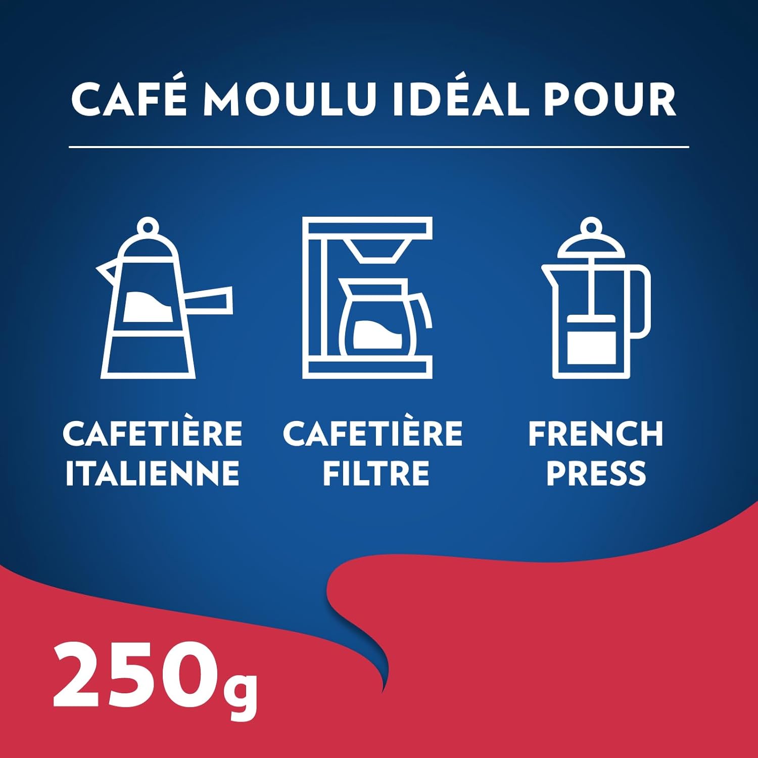 Thumbnail 6 de Lavazza Vivace Café Moulu 2 x 250 g – Arabica et Robusta, intensité forte (9/10) – Torréfaction foncée