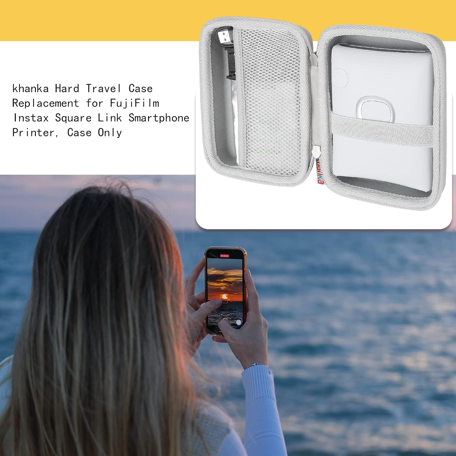Detalle de Hard travel case for Instax Square Link